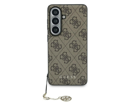 Etui do telefonów Guess Etui Classic Logo Charm MagSafe do Galaxy S26 brązowy